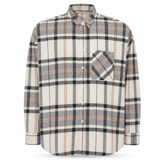 Front view of Primark Men's Multicoloured Check Button-Up Shirt M Regular Fit