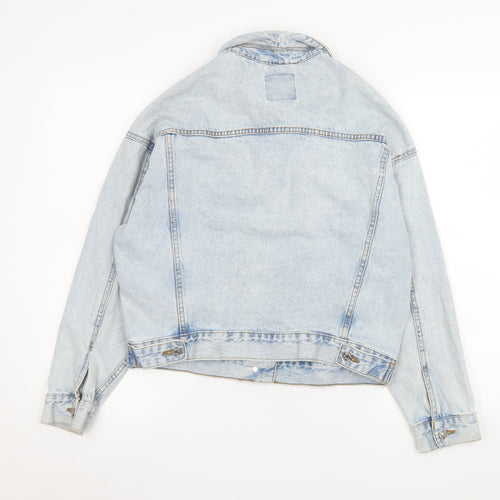 Denim Co. Women’s Blue Cotton Denim Jacket Size 6 Regular
