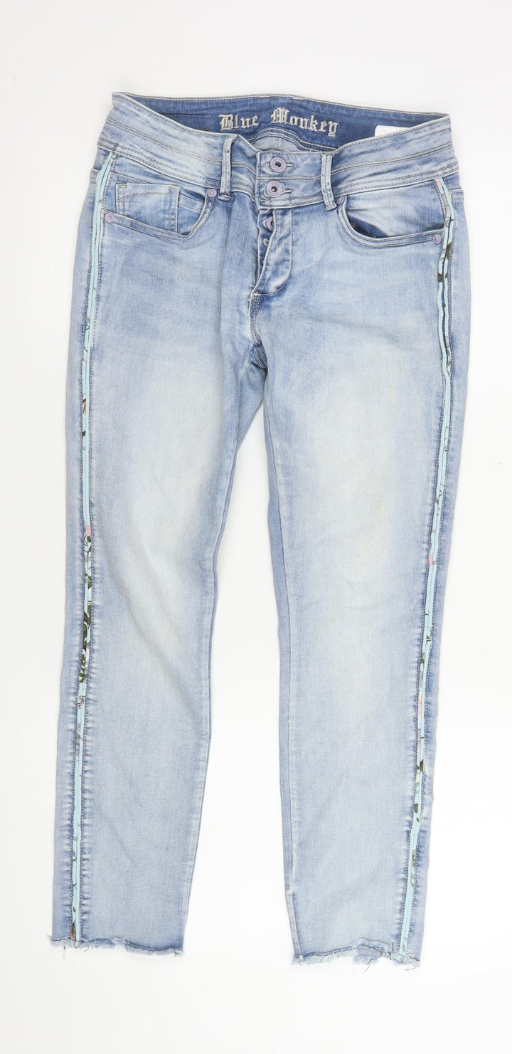 Blue Monkey Women's Light Blue Skinny Stretch Jeans Size 12