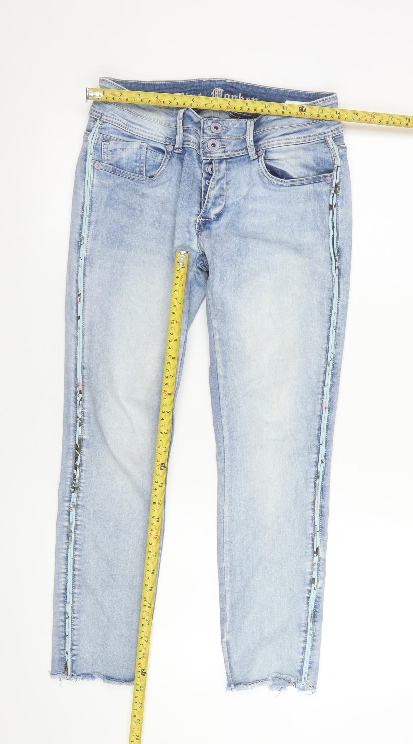 Blue Monkey Women's Light Blue Skinny Stretch Jeans Size 12