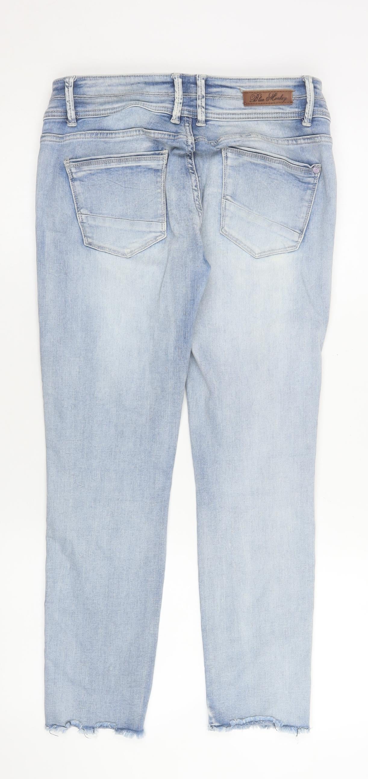 Blue Monkey Women's Light Blue Skinny Stretch Jeans Size 12