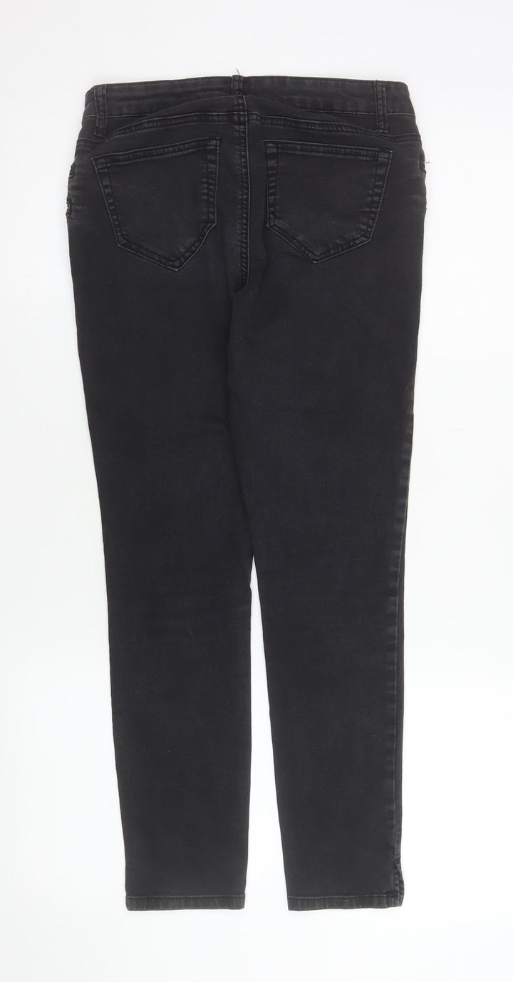 BoomBoom Jeans Women's Black Skinny Zip Pocket Stretch Jeans Size 5