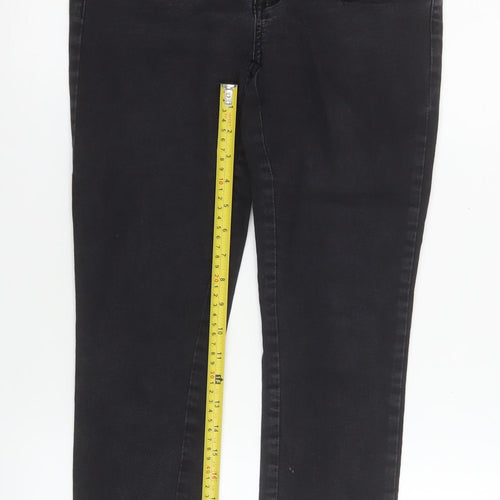 BoomBoom Jeans Women's Black Skinny Zip Pocket Stretch Jeans Size 5
