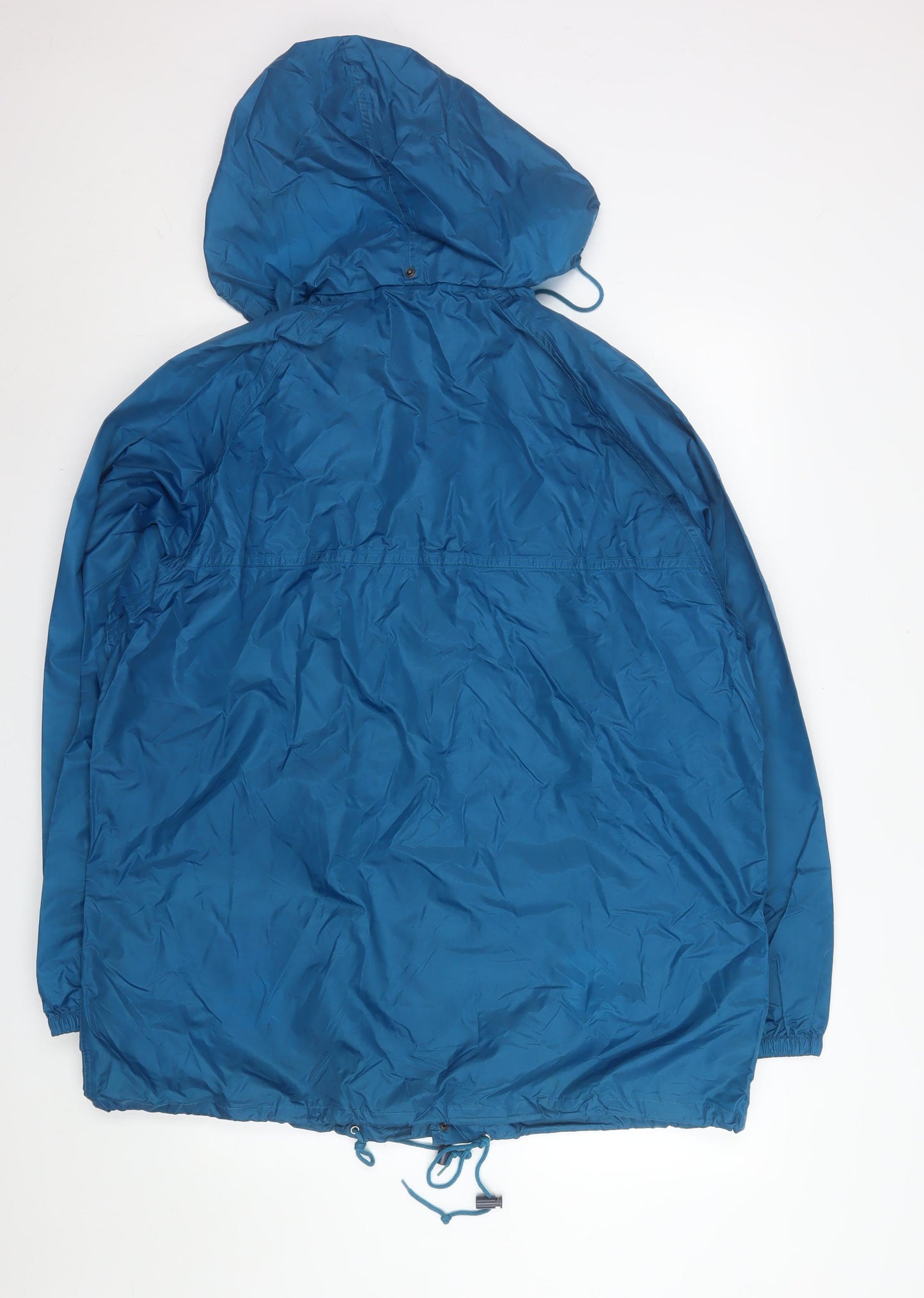 Gelert Men Blue Waterproof Hooded Rain Jacket L Outdoor Coat