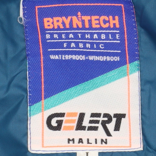 Gelert Men Blue Waterproof Hooded Rain Jacket L Outdoor Coat
