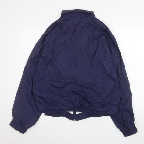 Sportive Men’s Blue Windbreaker Jacket L Lightweight Nylon
