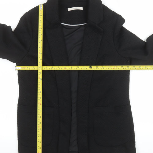 George Womens Black Regular Fit Mid-Length Blazer UK 12