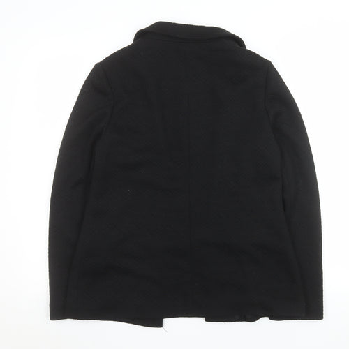 George Womens Black Regular Fit Mid-Length Blazer UK 12