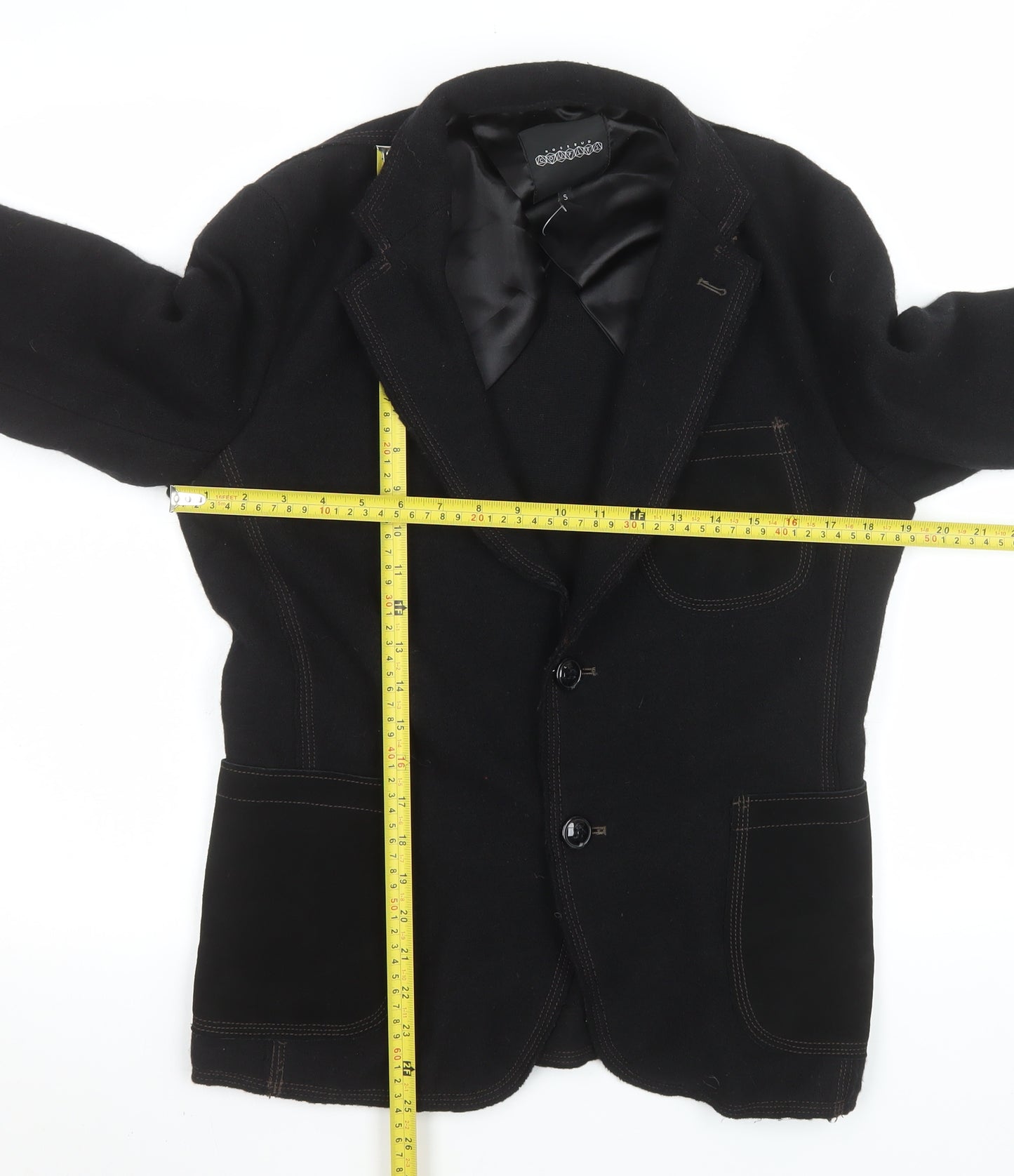 Rosebud Couples Women's Black Wool Blazer Jacket Size S