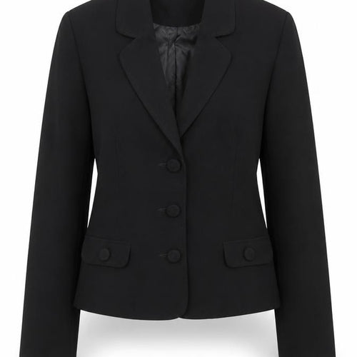 Office Girl Women's Black Size 12 Formal Suit Jacket Blazer Classic Workwear