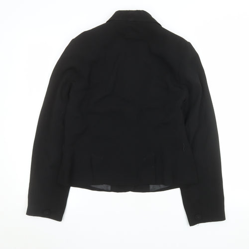 Office Girl Women's Black Size 12 Formal Suit Jacket Blazer Classic Workwear