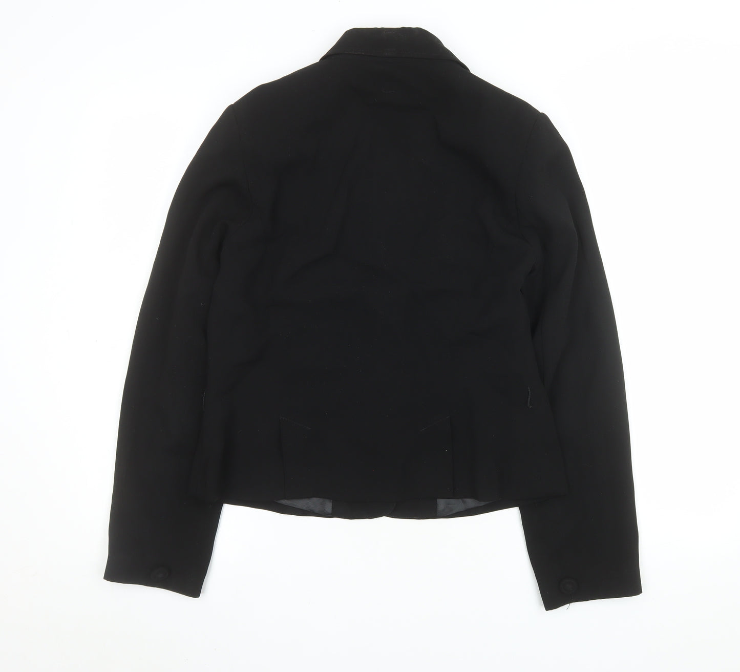 Office Girl Women's Black Size 12 Formal Suit Jacket Blazer Classic Workwear