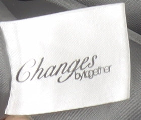 Changes by Together Women's Grey Trench Coat Size 18 Belted Mid-Length
