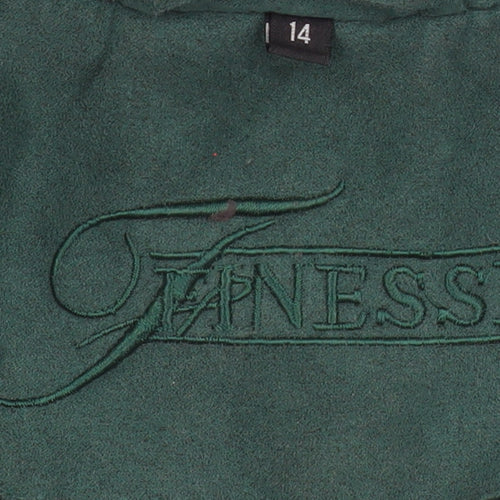 Finesse Women’s Green Quilted Mid-Length Jacket Size 14