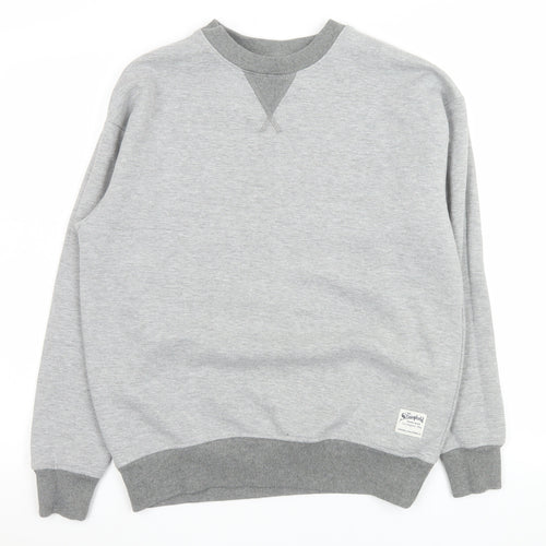 Primark Mens Grey XS Crew Neck Pullover Fleece Sweatshirt
