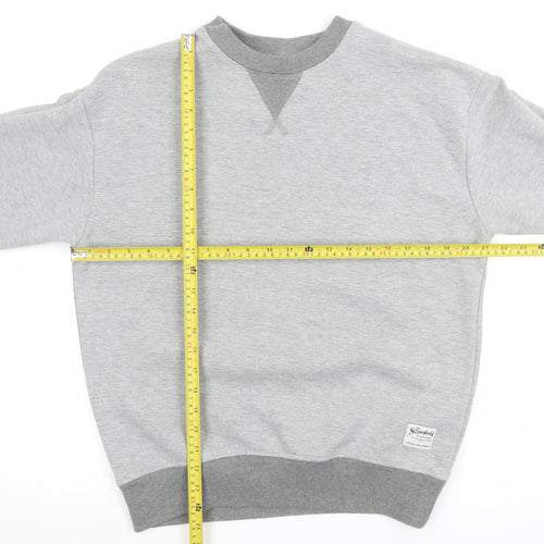 Primark Mens Grey XS Crew Neck Pullover Fleece Sweatshirt