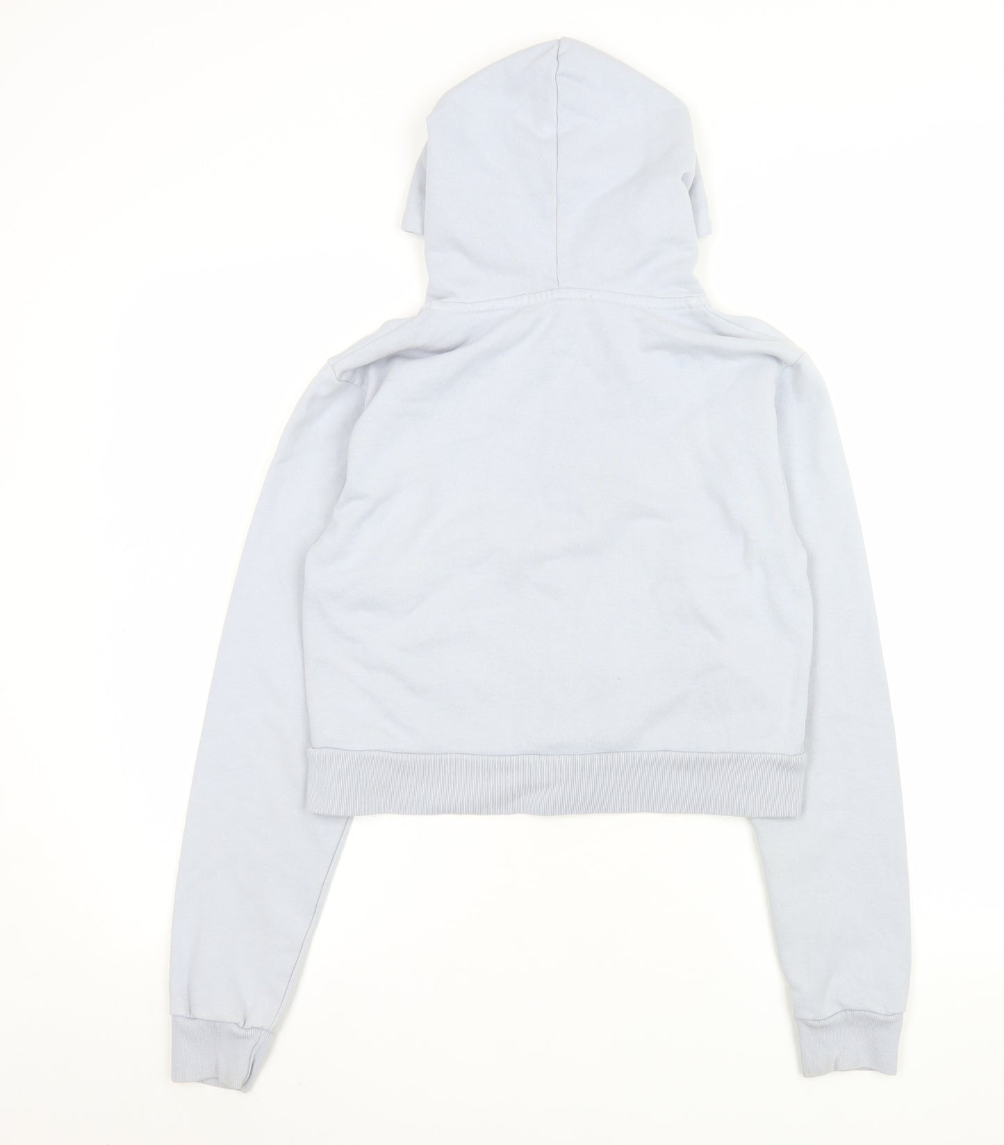 Brandy Melville Women’s Grey Cropped Hoodie Jacket size One Size