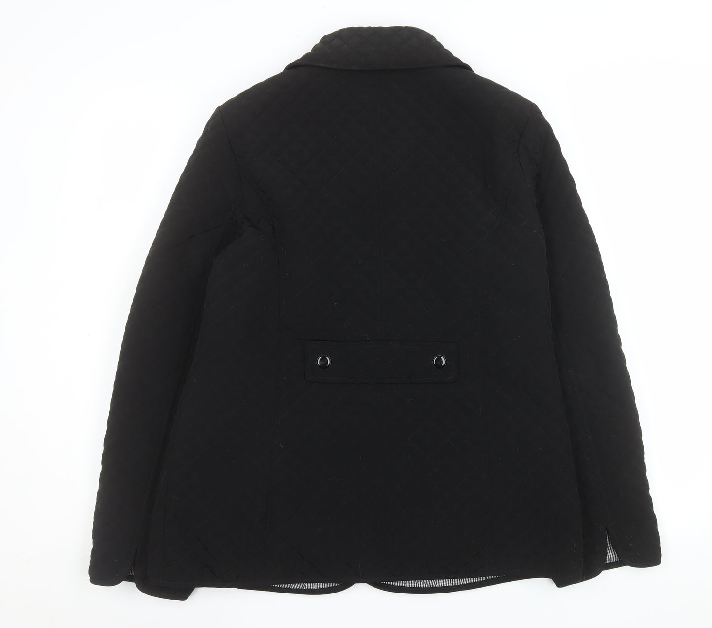 Gallery Womens Black Quilted Mid Length Jacket M