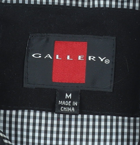 Gallery Womens Black Quilted Mid Length Jacket M