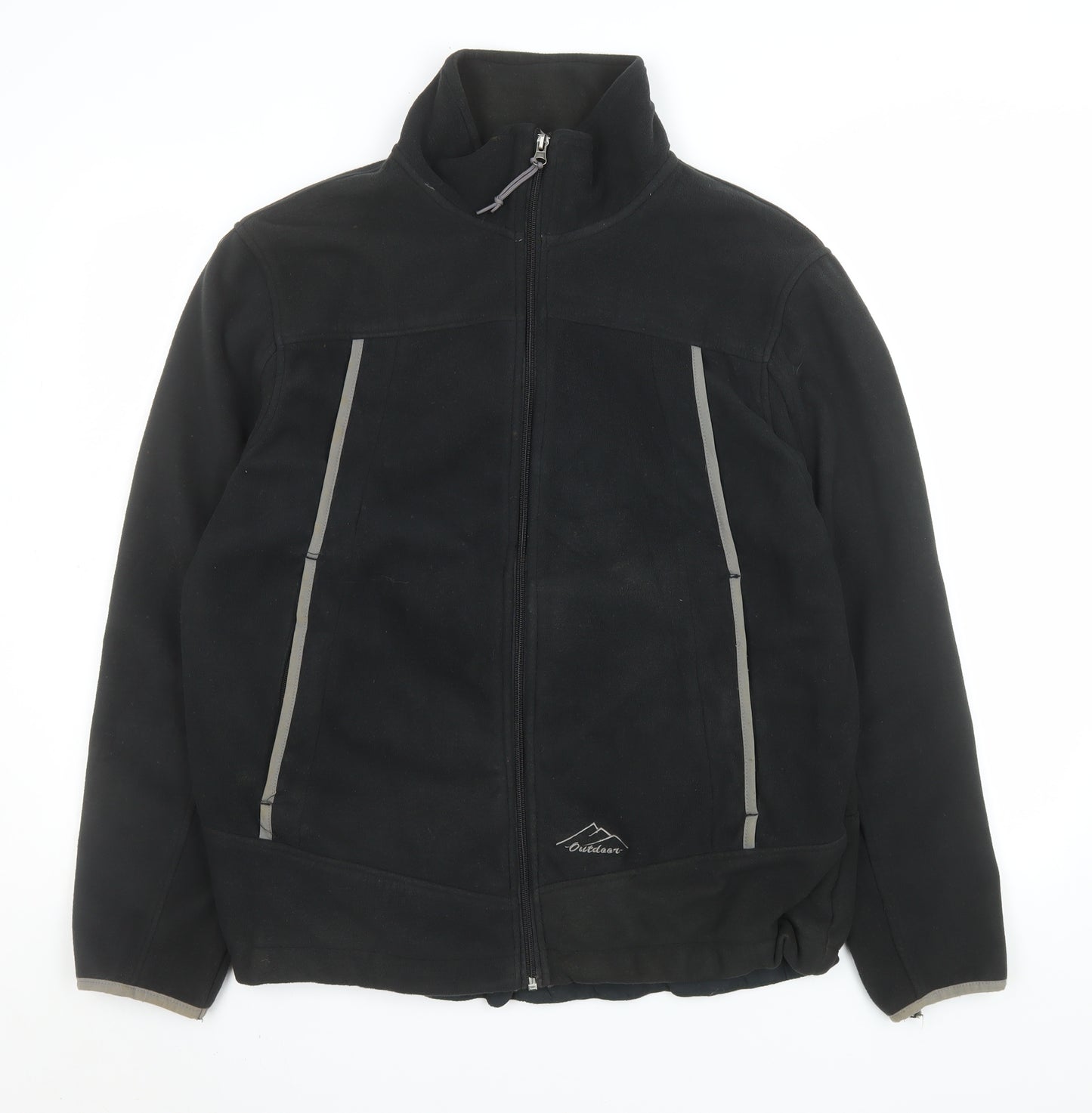 TechTex Men's Black Outdoor Fleece Jacket Size M 40in