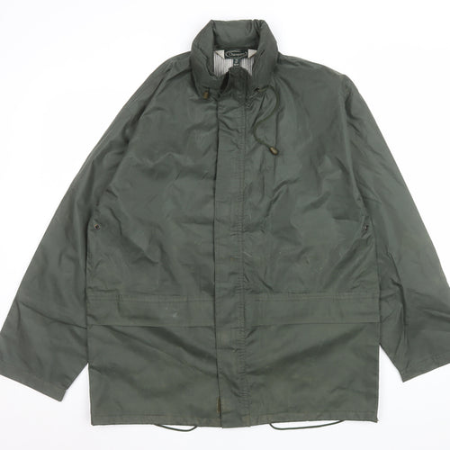 Champion Men's Green M Parka Jacket Water Resistant Nylon