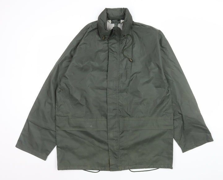 Champion Men's Green M Parka Jacket Water Resistant Nylon