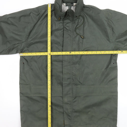 Champion Men's Green M Parka Jacket Water Resistant Nylon