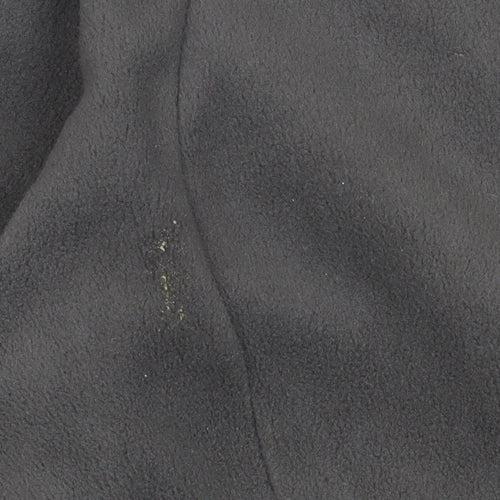 Quechua Women's Grey Fleece Pullover Hoodie XS 1/4 Zip Hiking Top