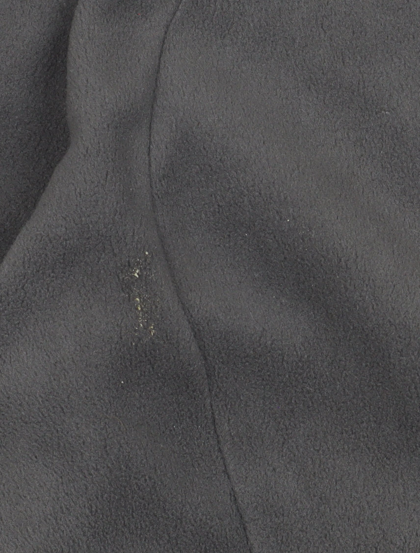 Quechua Women's Grey Fleece Pullover Hoodie XS 1/4 Zip Hiking Top