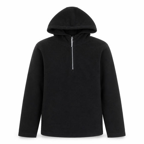 Mountain Warehouse Girls Black Fleece Pullover Hoodie 13 Years