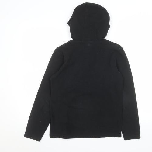 Mountain Warehouse Girls Black Fleece Pullover Hoodie 13 Years