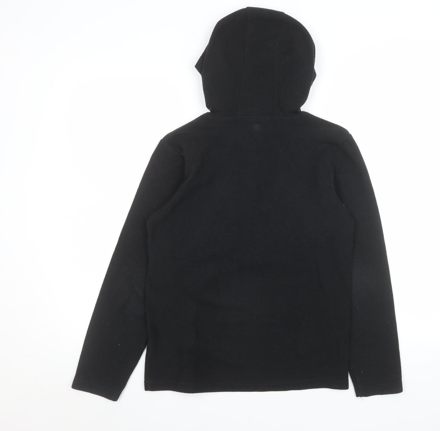 Mountain Warehouse Girls Black Fleece Pullover Hoodie 13 Years