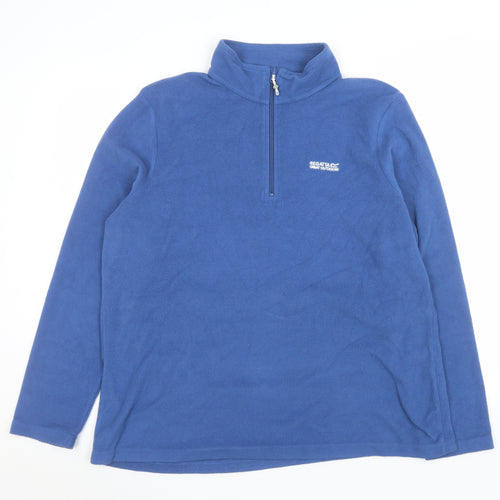 Regatta Great Outdoors Women's Blue Fleece Pullover Sweatshirt UK 18