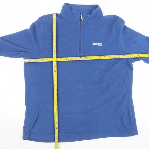 Regatta Great Outdoors Women's Blue Fleece Pullover Sweatshirt UK 18