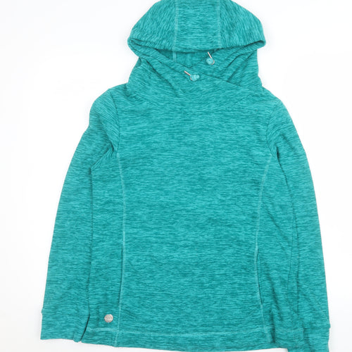 Regatta Womens Teal Hooded Pullover Hoodie UK 10 Polyester Outdoor