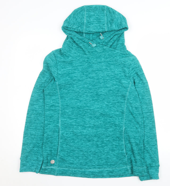 Regatta Womens Teal Hooded Pullover Hoodie UK 10 Polyester Outdoor