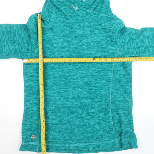 Regatta Womens Teal Hooded Pullover Hoodie UK 10 Polyester Outdoor