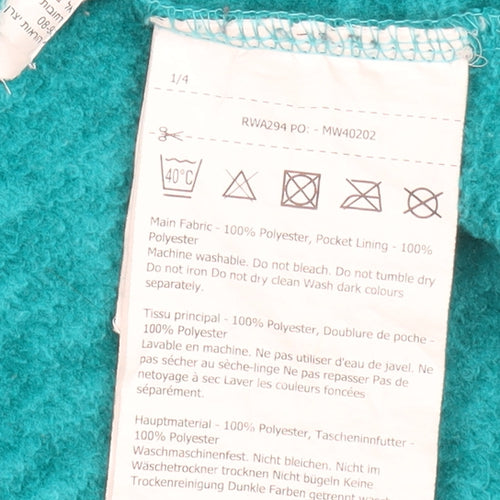Regatta Womens Teal Hooded Pullover Hoodie UK 10 Polyester Outdoor
