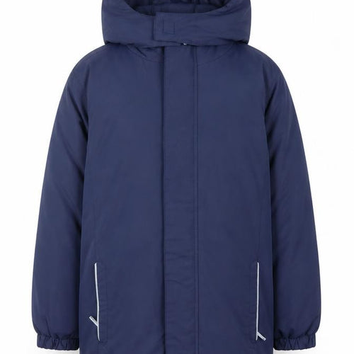 John Lewis Boys Blue Waterproof Hooded Parka Coat 9-10 Years