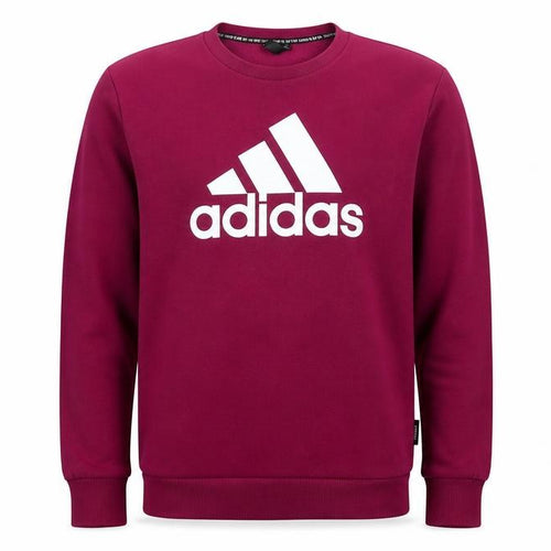 Adidas Men's Purple Logo Crew Neck Sweatshirt Size L Regular Fit
