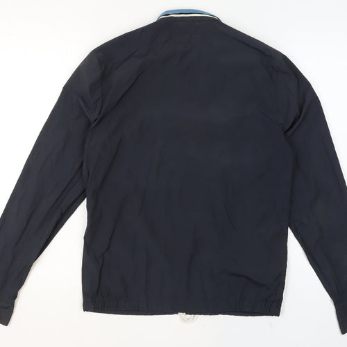 Original Penguin Boys Blue Bomber Jacket Size S Nylon Cotton Lightweight