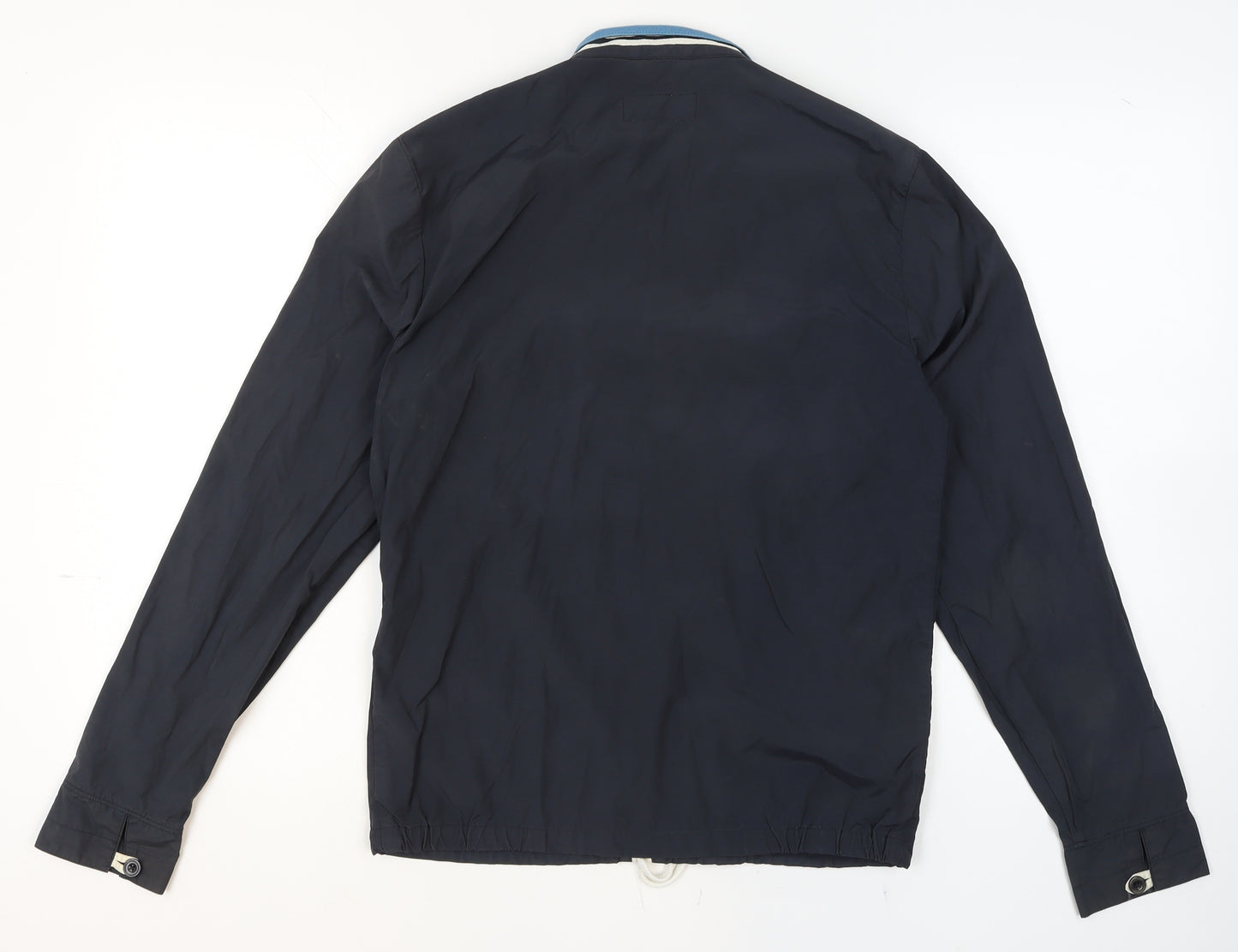 Original Penguin Boys Blue Bomber Jacket Size S Nylon Cotton Lightweight