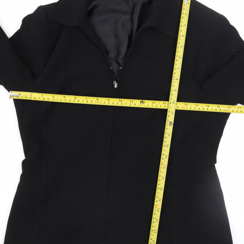 BHS Women’s Black Size 14 Regular Fit Lined Suit Jacket