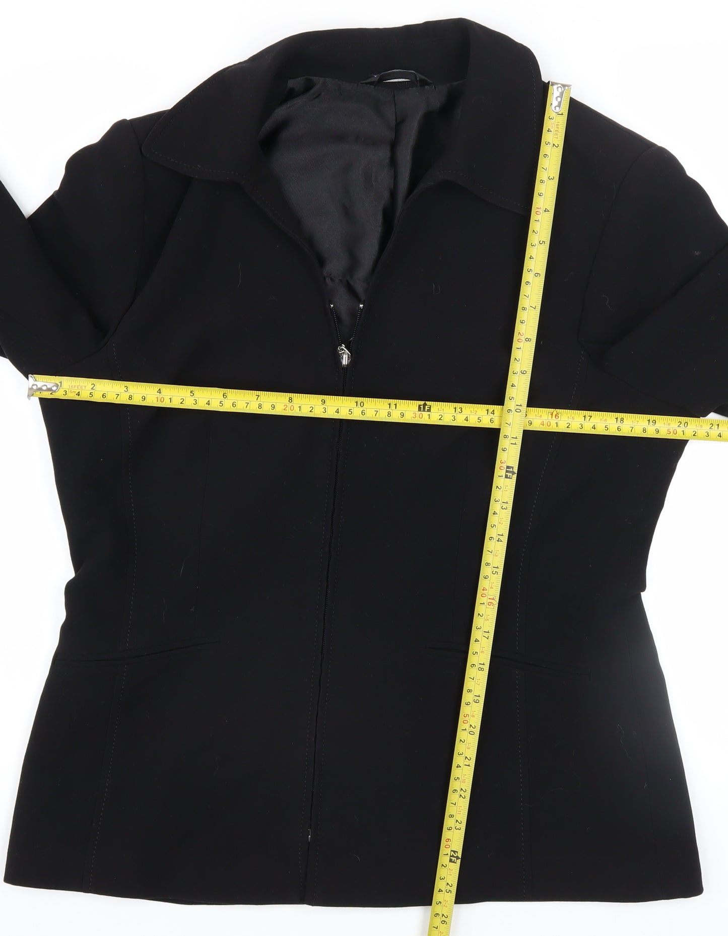 BHS Women’s Black Size 14 Regular Fit Lined Suit Jacket
