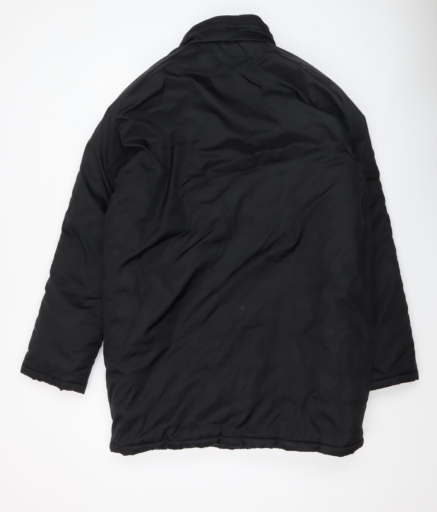 Adidas Mens Black Insulated Puffer Jacket Size M Football Style