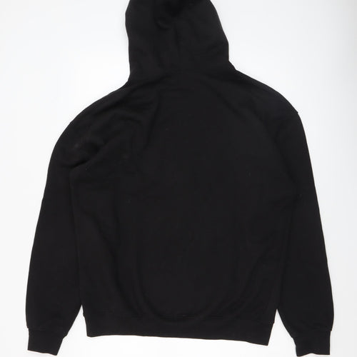 Stylewise Men’s Black Pullover Hoodie M Cherry Graphic Print