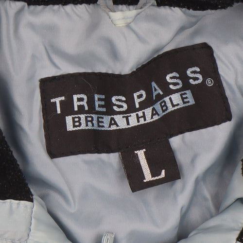 Trespass Men’s Blue Breathable Waterproof Parka Jacket L