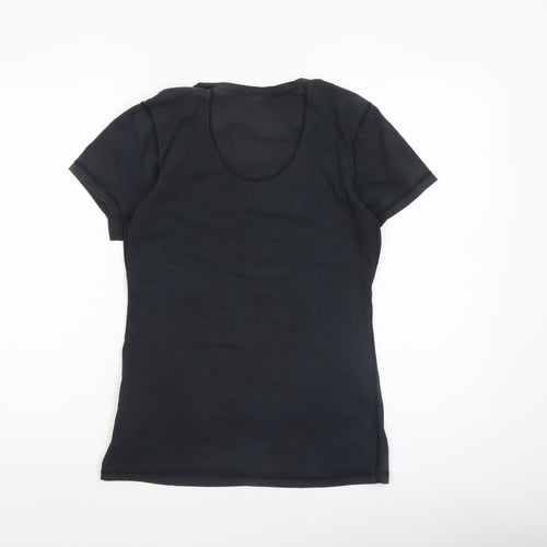 Nike Women's Black Dri-FIT Sports T-Shirt Size M Short Sleeve