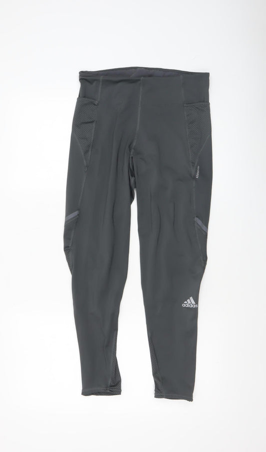 Adidas Women's Black Medium Running Leggings AEROREADY