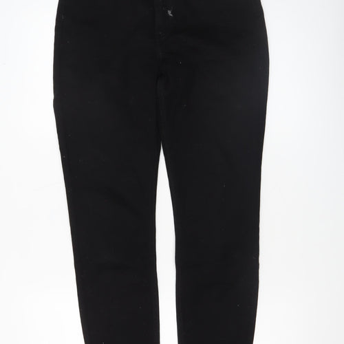 Lee Women’s Black High Rise Skinny Jeans Size 12 Scarlett High